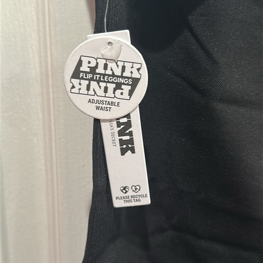 PINK Victoria’s Secret Flip It Seamless Foldover Leggings Size L - Picture 9 of 14